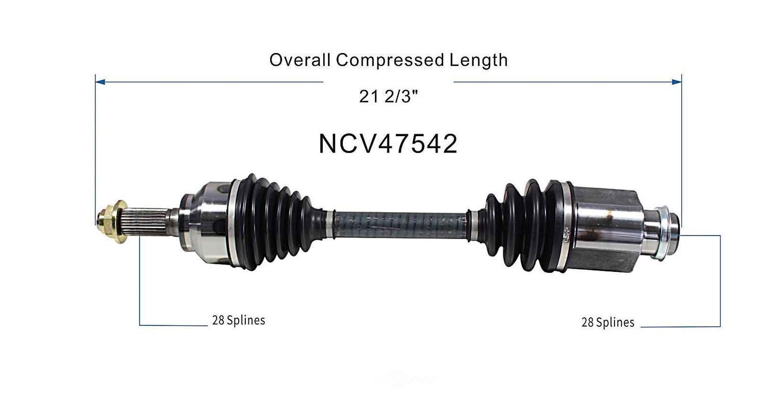 Right New CV Complete Assy   GSP North America   NCV47542