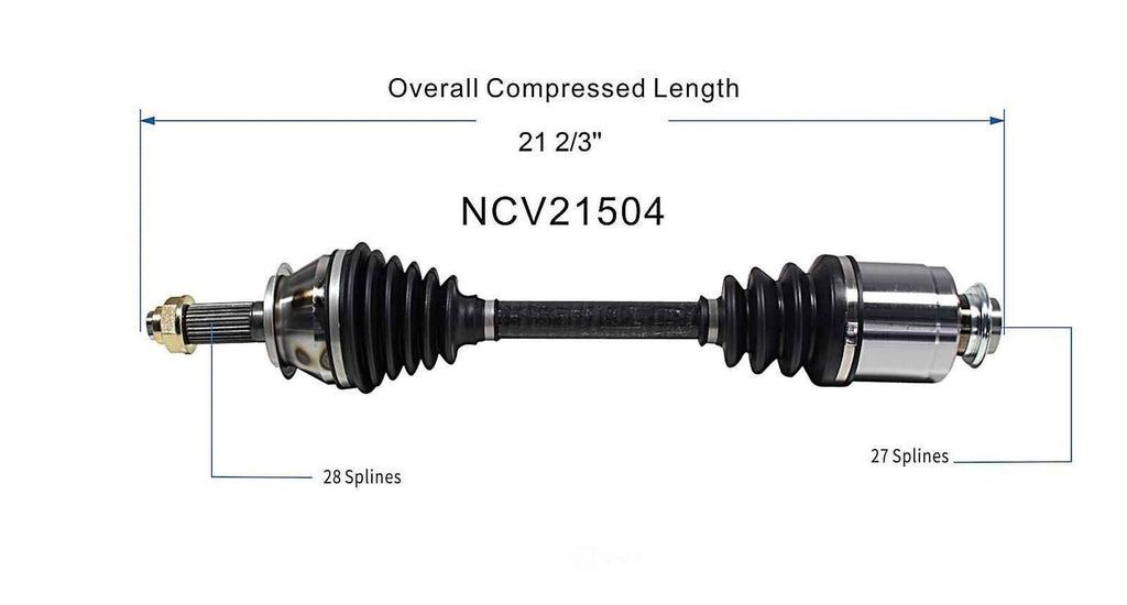 Right New CV Complete Assy   GSP North America   NCV21504