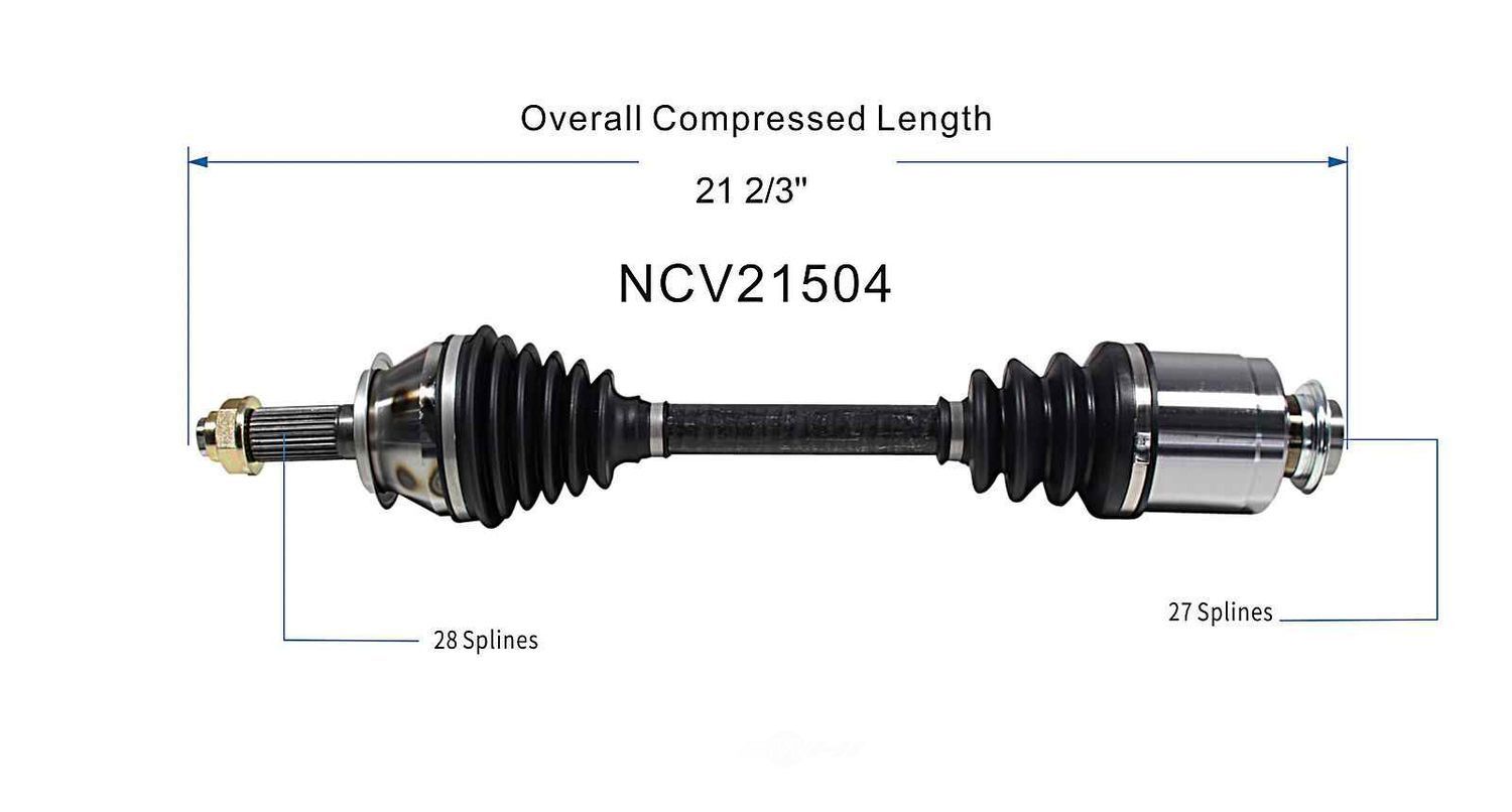 Right New CV Complete Assy   GSP North America   NCV21504