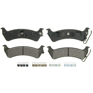 Rr Semi-Met Brake Pads  Wagner  ZX666