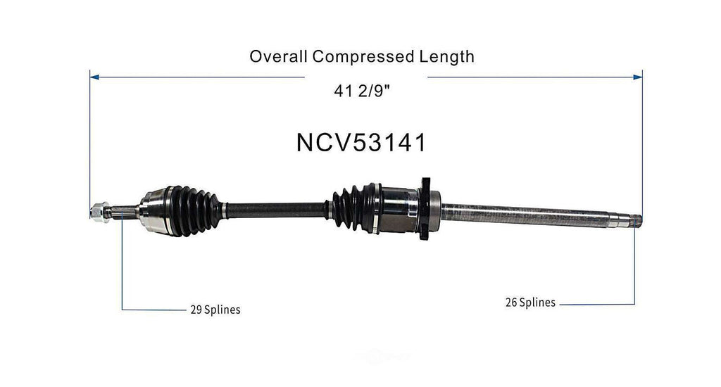 Right New CV Complete Assy   GSP North America   NCV53141