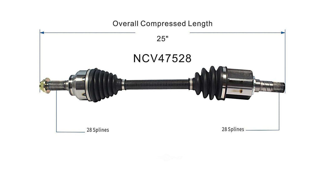 Left New CV Complete Assy   GSP North America   NCV47528
