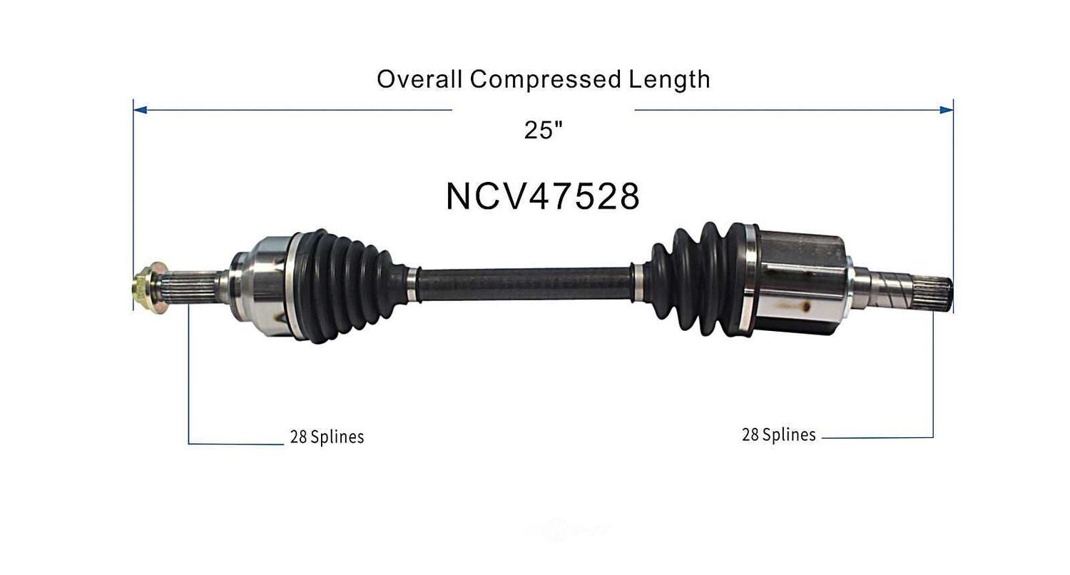 Left New CV Complete Assy   GSP North America   NCV47528