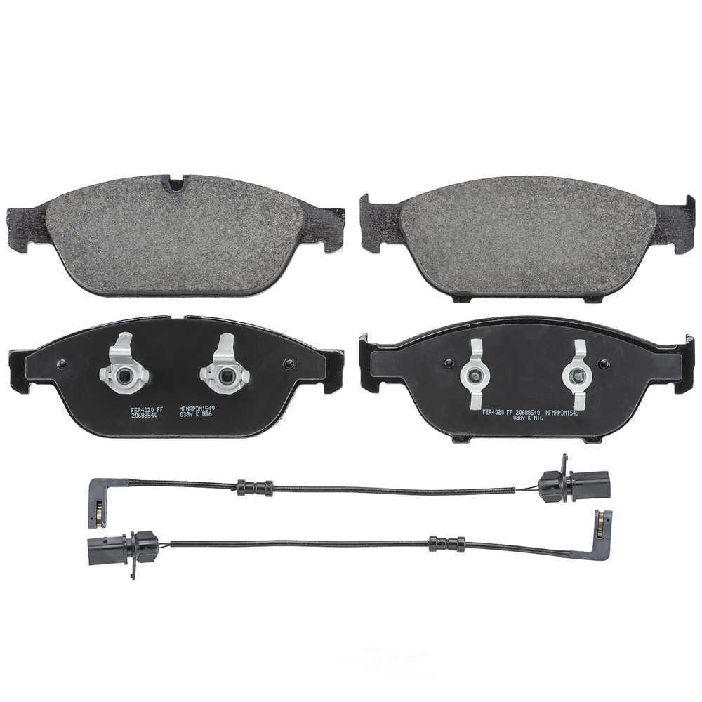 Frt Semi-Met Brake Pads  Wagner  ZX1549