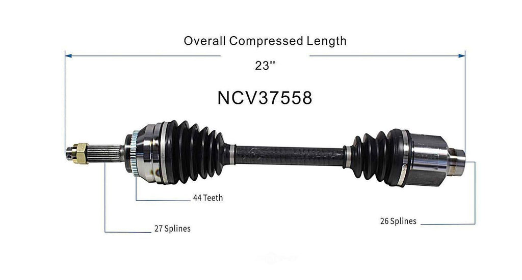 Right New CV Complete Assy   GSP North America   NCV37558