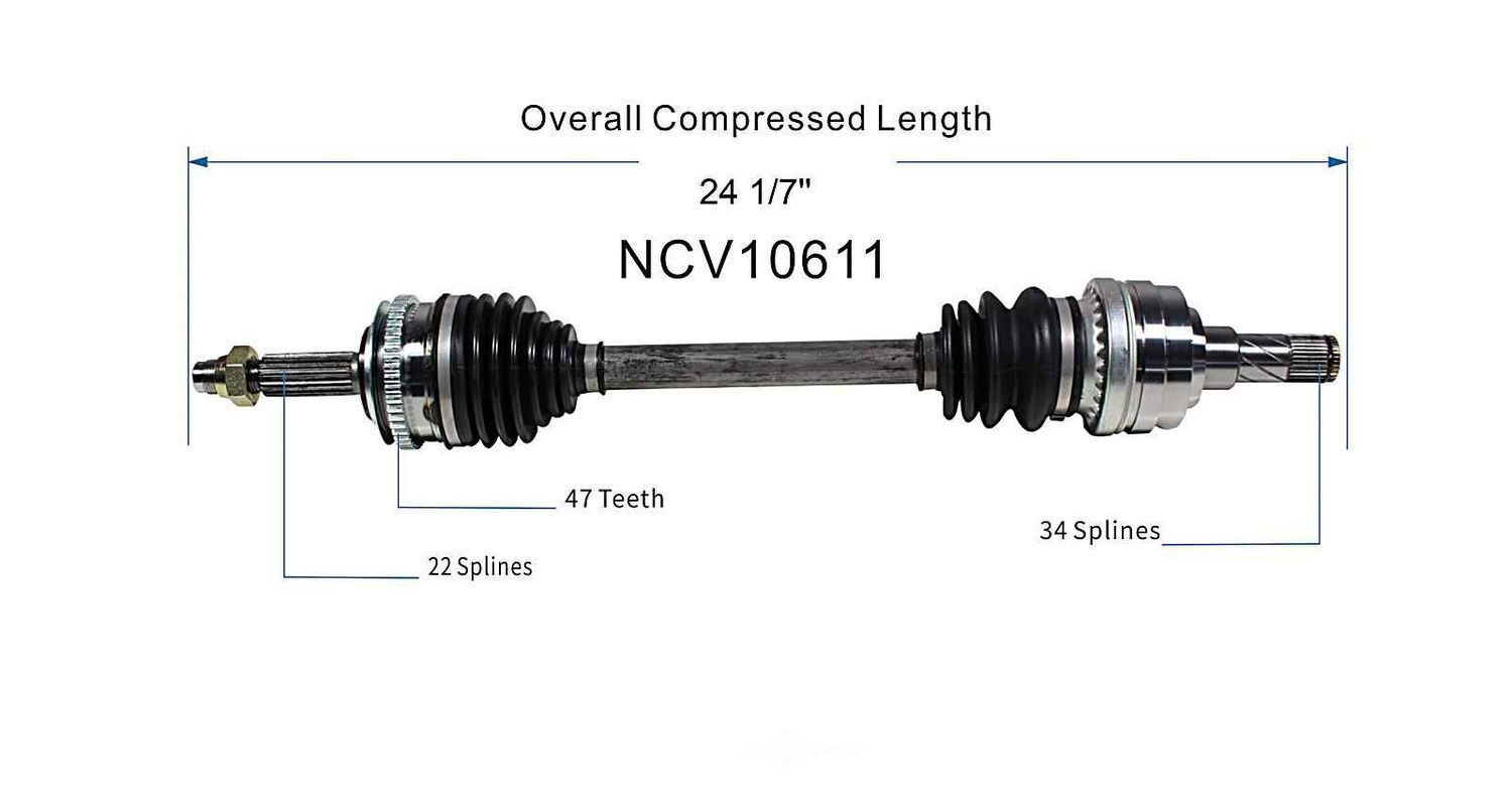 Left New CV Complete Assy   GSP North America   NCV10611