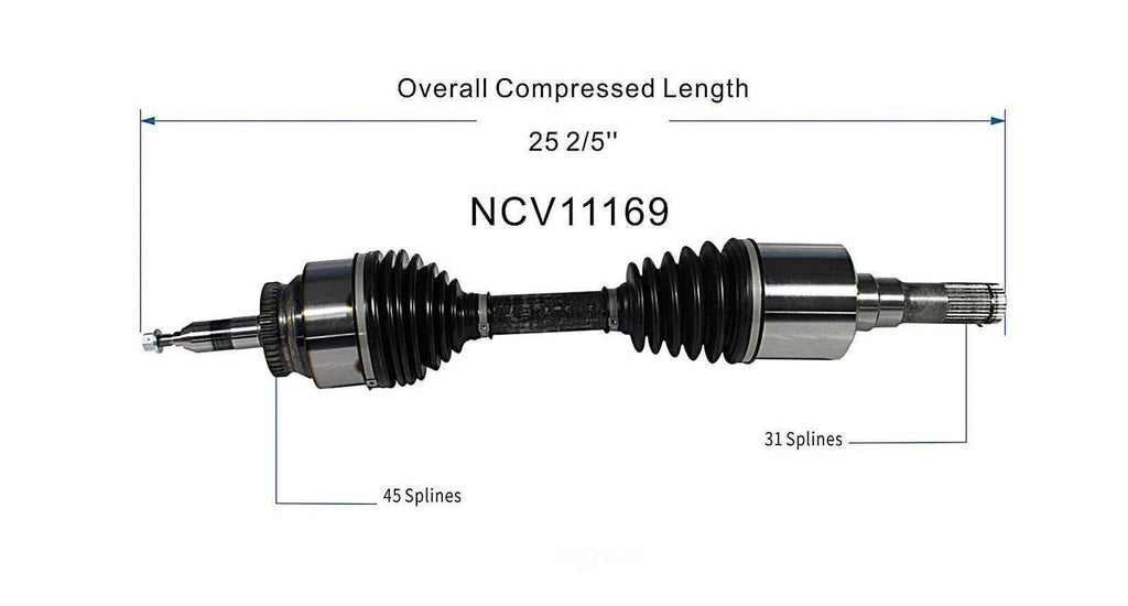 Left New CV Complete Assy   GSP North America   NCV11169