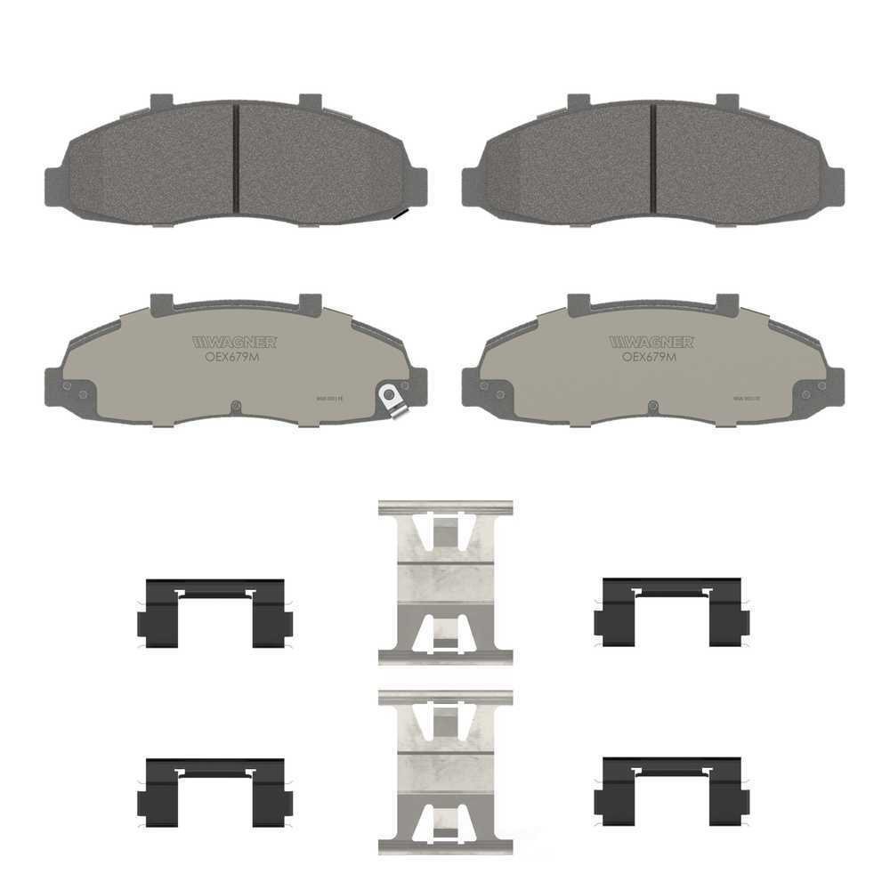 Frt Premium Ceramic Brake Pads  Wagner  OEX679M