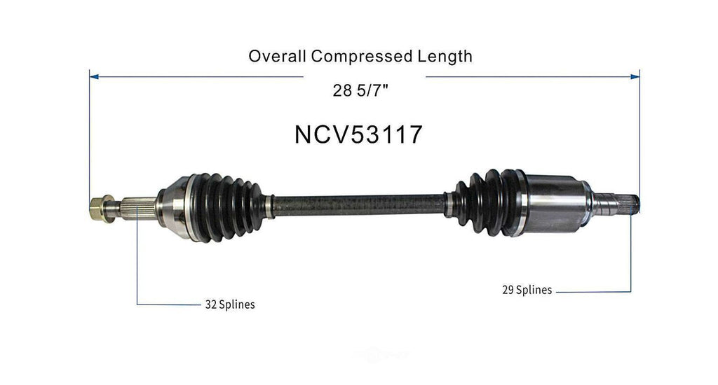 Left New CV Complete Assy   GSP North America   NCV53117