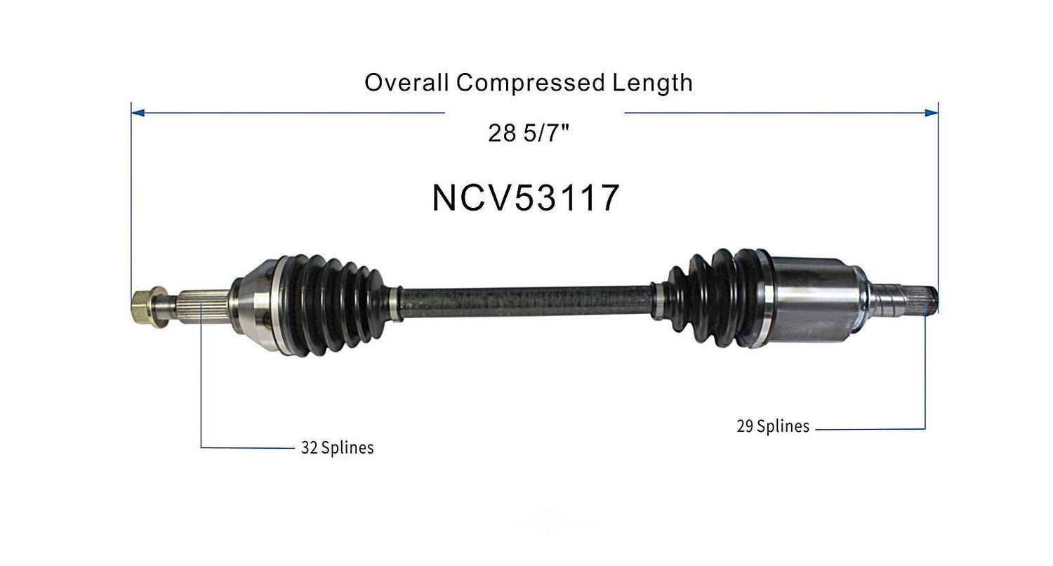 Left New CV Complete Assy   GSP North America   NCV53117