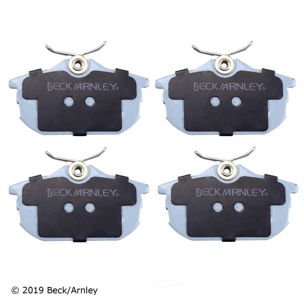 Rr Prem Brake Pads  Beck/Arnley  085-1665