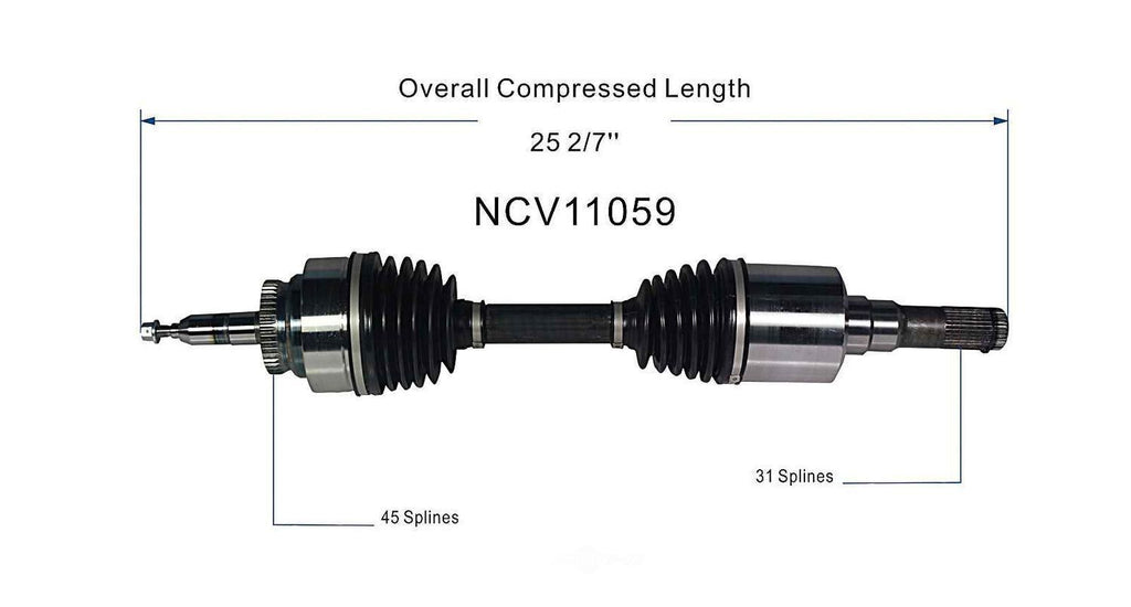Left New CV Complete Assy   GSP North America   NCV11059