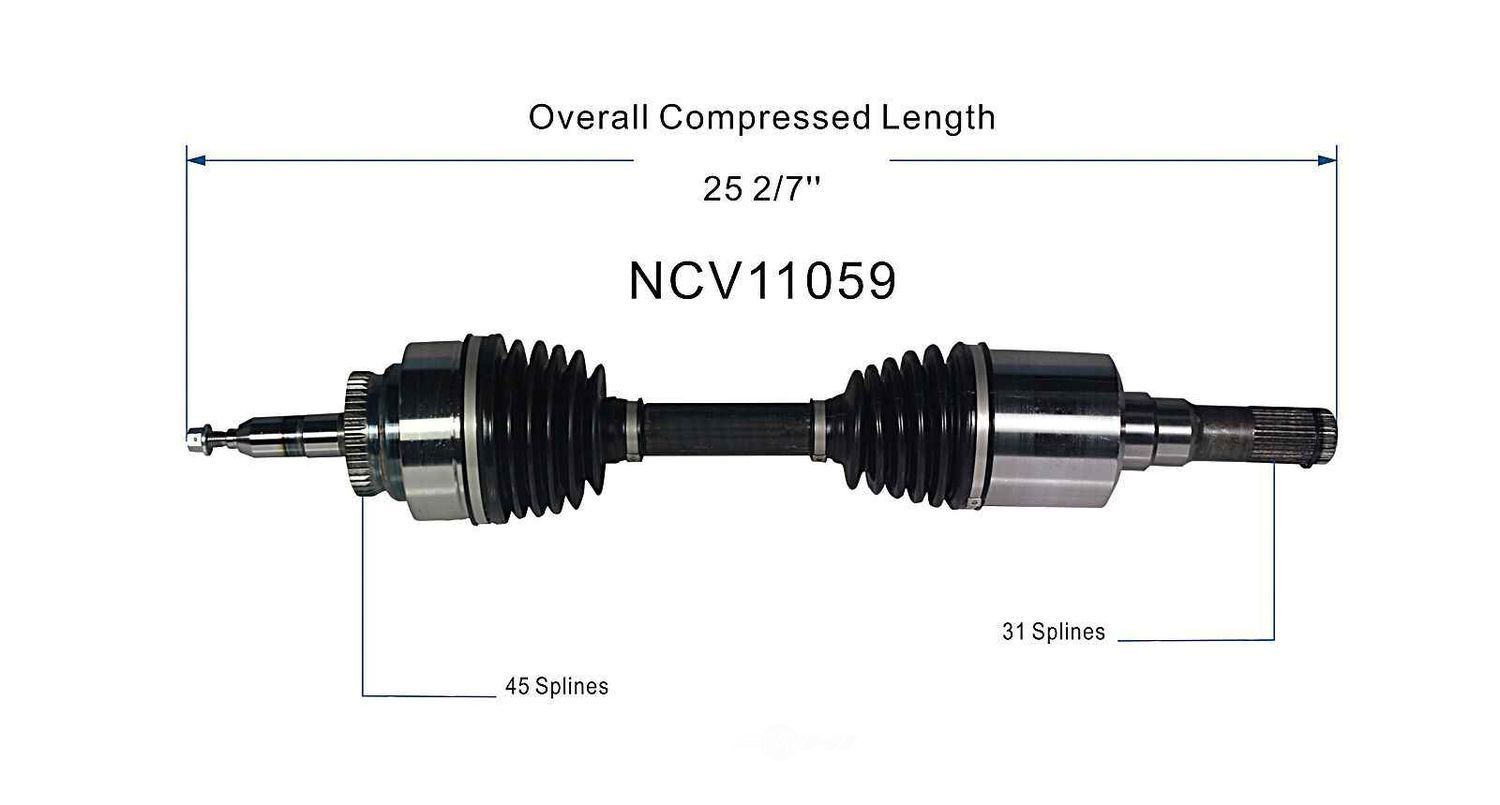 Left New CV Complete Assy   GSP North America   NCV11059