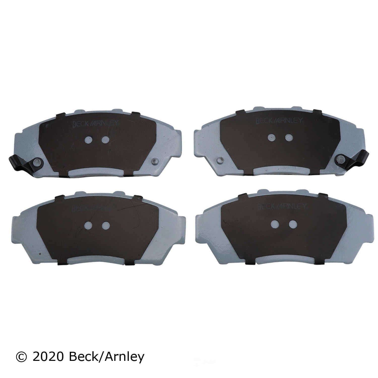 Frt Prem Brake Pads  Beck/Arnley  085-1508