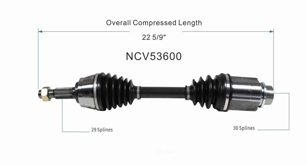 Right New CV Complete Assy   GSP North America   NCV53600