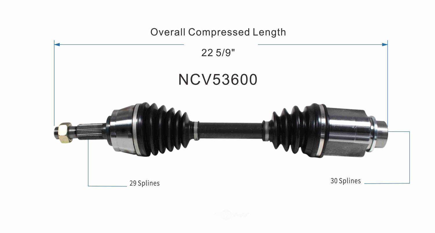 Right New CV Complete Assy   GSP North America   NCV53600
