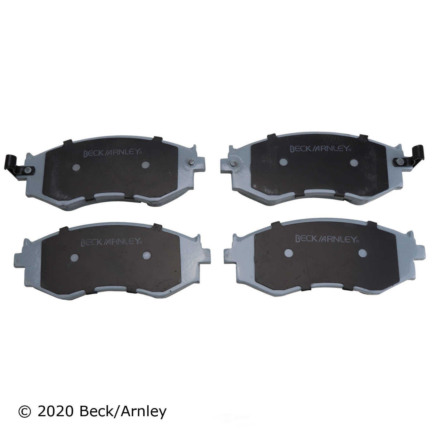 Frt Prem Brake Pads  Beck/Arnley  085-1381
