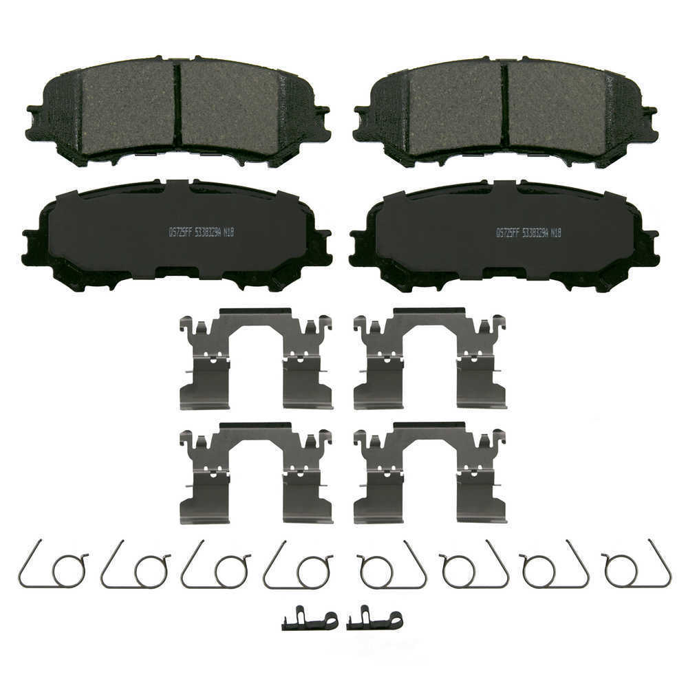Rr Ceramic Brake Pads  Wagner  ZD2032