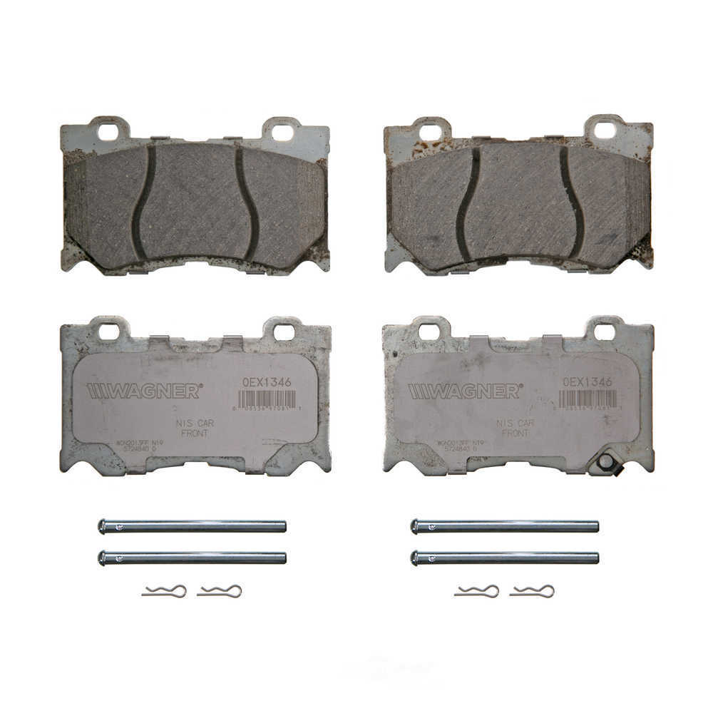 Frt Premium Ceramic Brake Pads  Wagner  OEX1346
