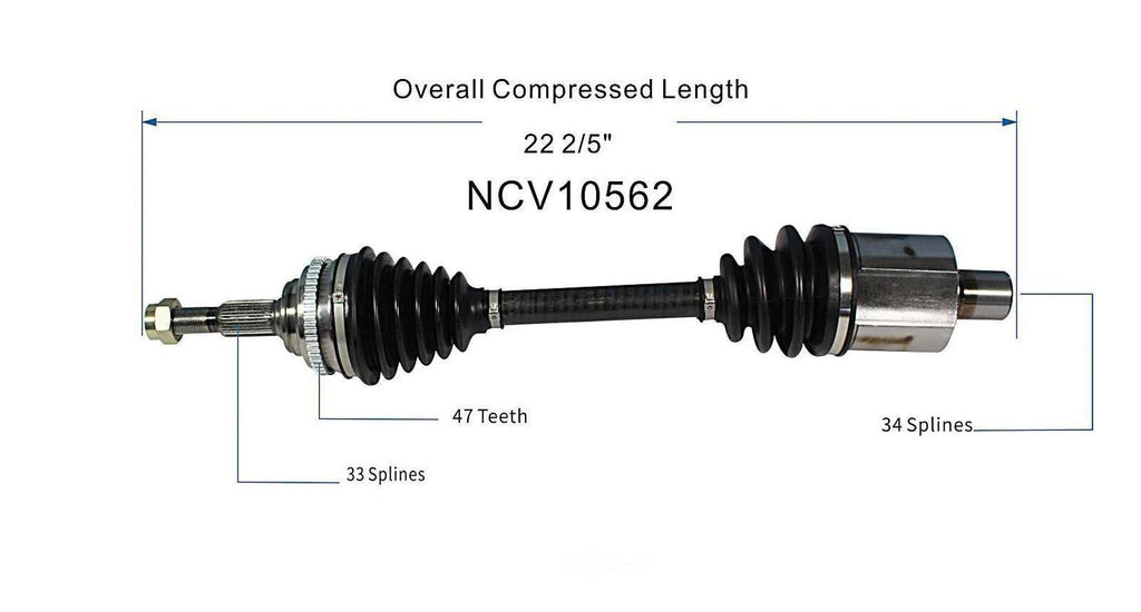 Right New CV Complete Assy   GSP North America   NCV10562