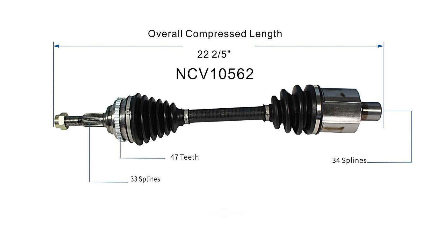 Right New CV Complete Assy   GSP North America   NCV10562
