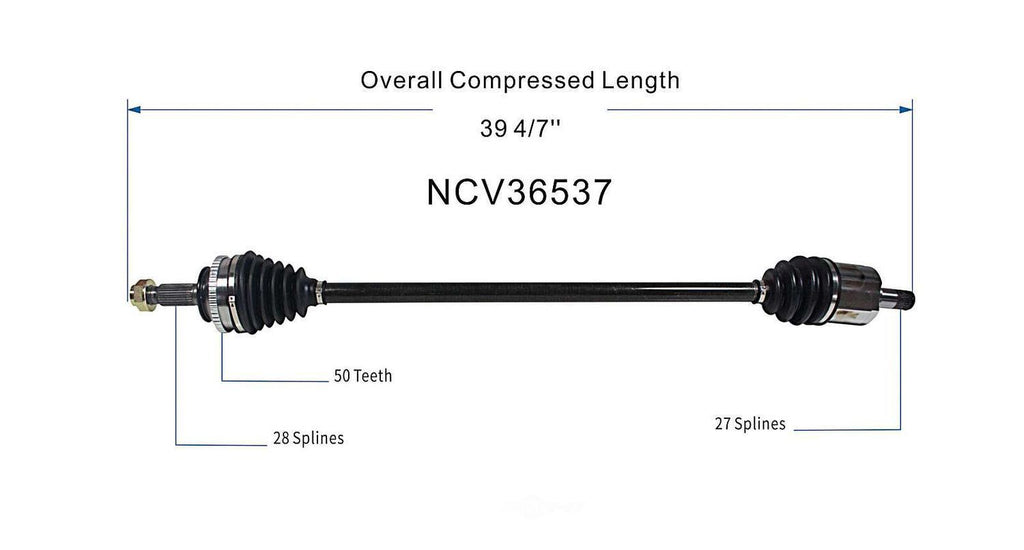 Left New CV Complete Assy   GSP North America   NCV36537
