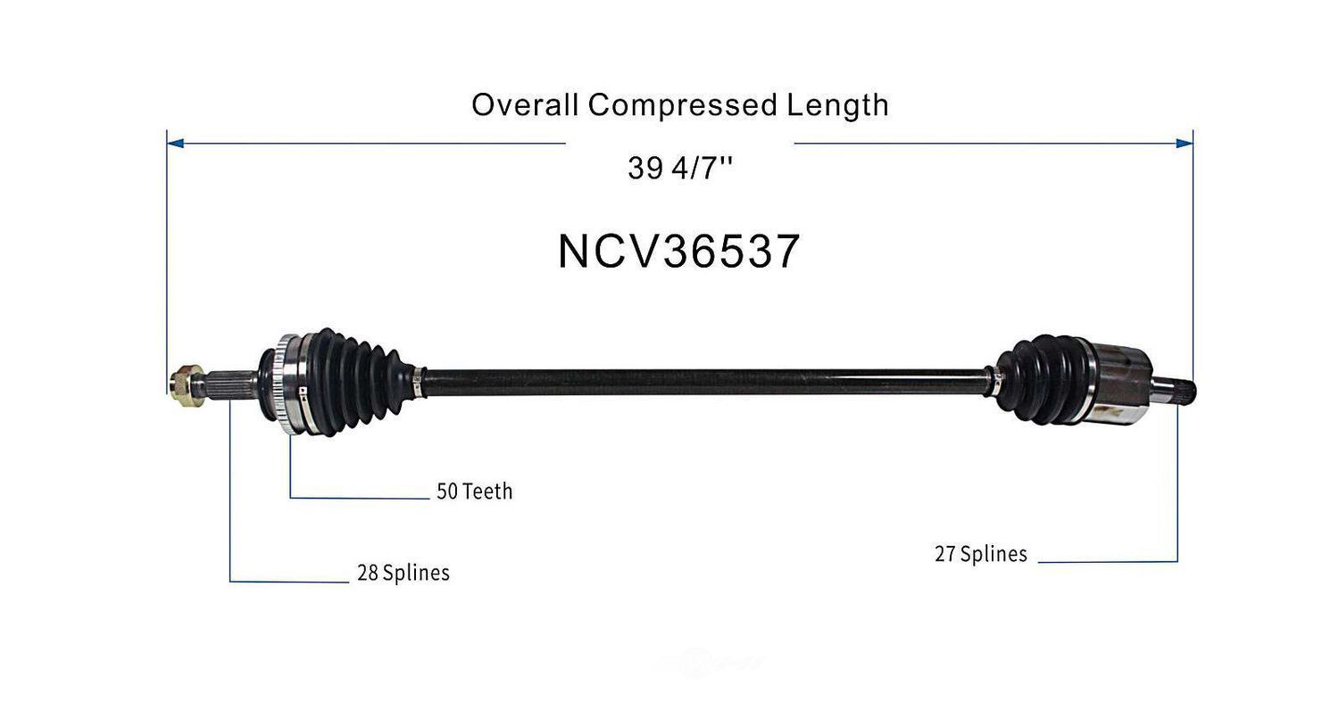 Left New CV Complete Assy   GSP North America   NCV36537