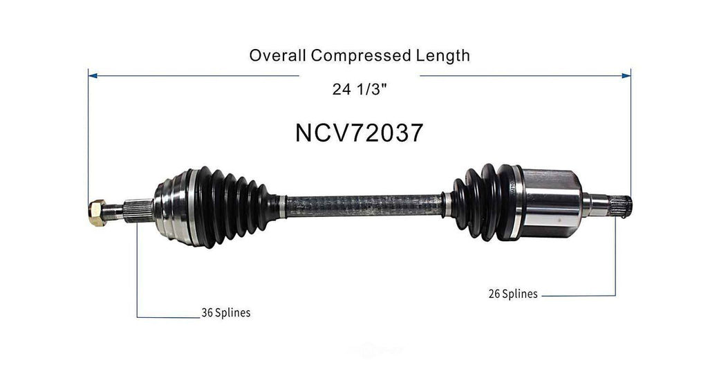 Left New CV Complete Assy   GSP North America   NCV72037