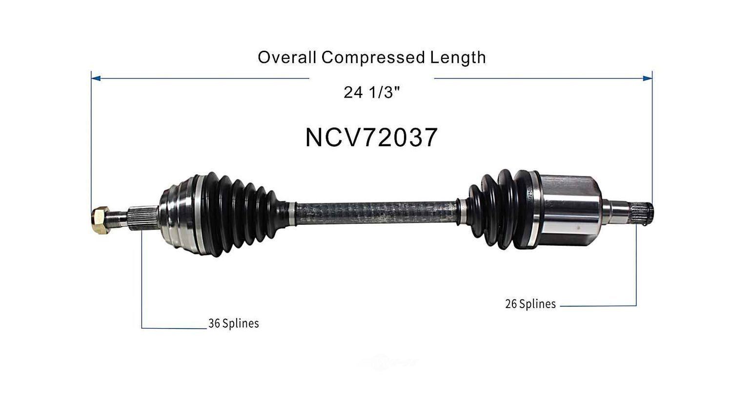 Left New CV Complete Assy   GSP North America   NCV72037