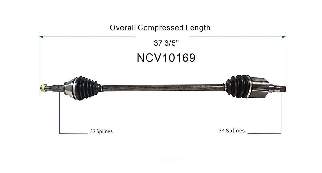 Right New CV Complete Assy   GSP North America   NCV10169