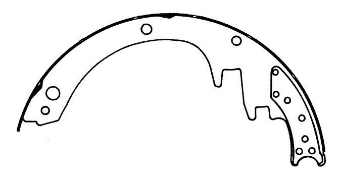 Brake Shoe Set  Centric Parts  111.03100