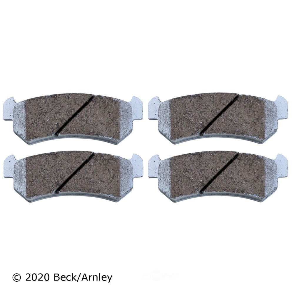 Rr Prem Brake Pads  Beck/Arnley  085-1729