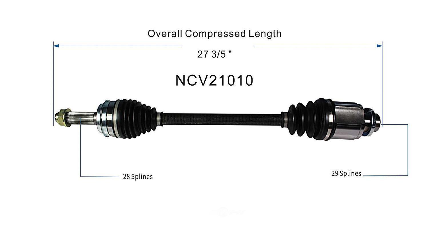Right New CV Complete Assy   GSP North America   NCV21010