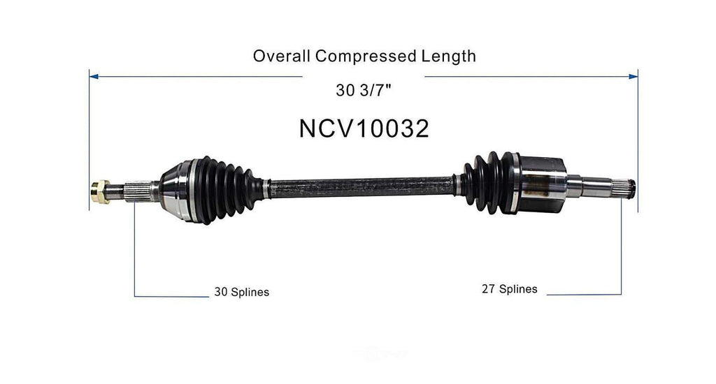 Left New CV Complete Assy   GSP North America   NCV10032