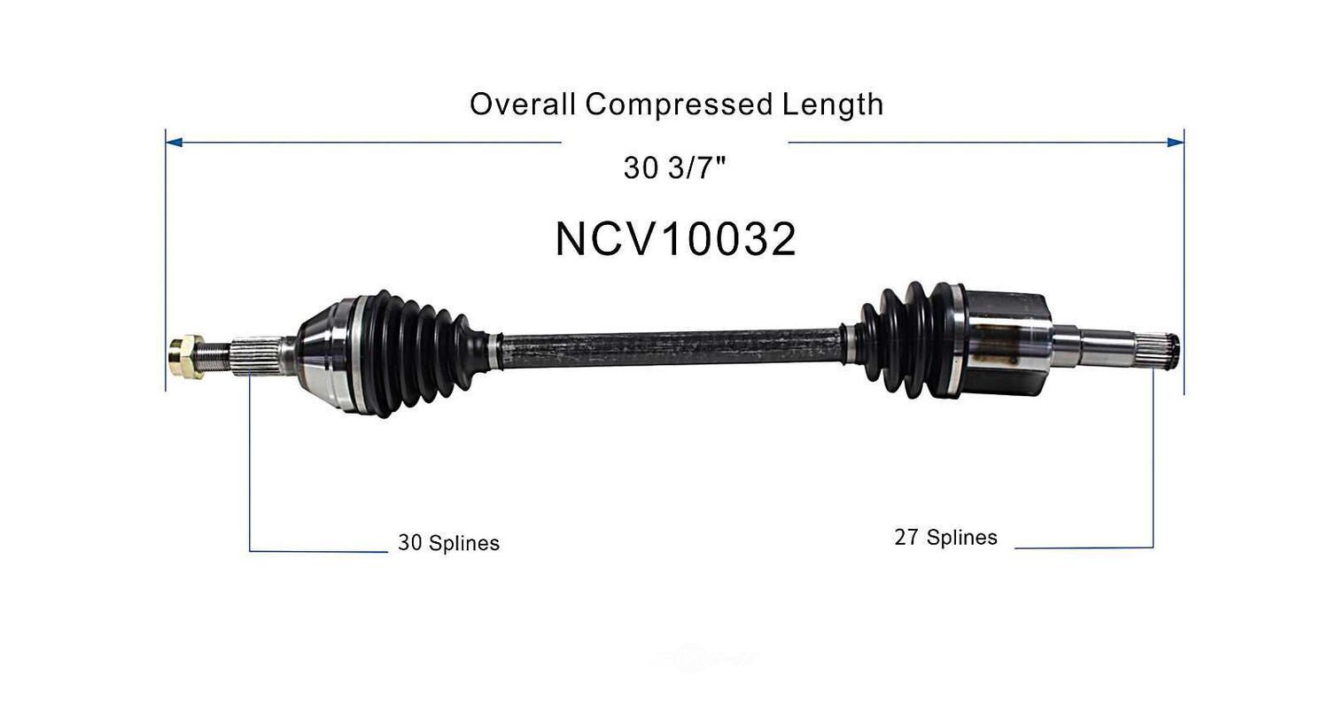 Left New CV Complete Assy   GSP North America   NCV10032