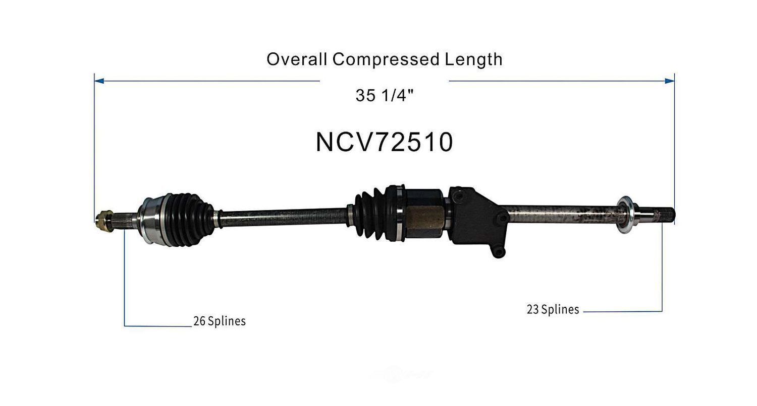 Right New CV Complete Assy   GSP North America   NCV72510