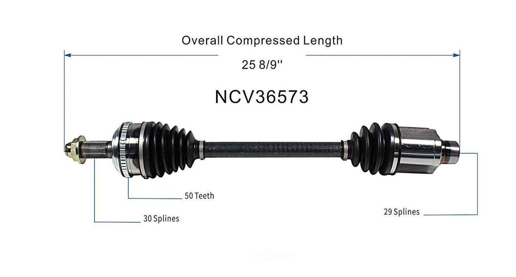 Right New CV Complete Assy   GSP North America   NCV36573
