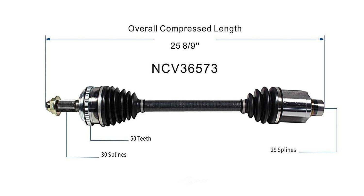 Right New CV Complete Assy   GSP North America   NCV36573
