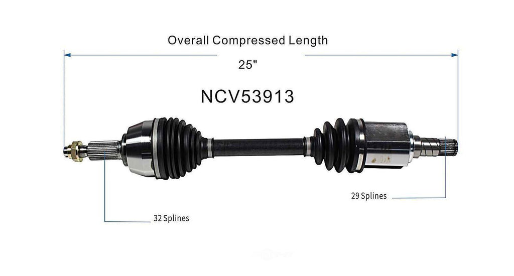 Left New CV Complete Assy   GSP North America   NCV53913