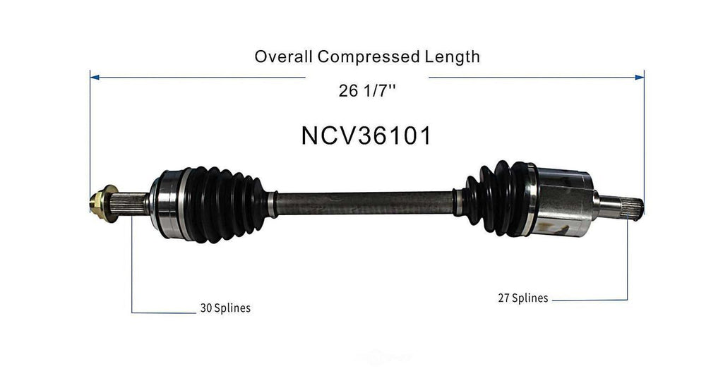 Left New CV Complete Assy   GSP North America   NCV36101