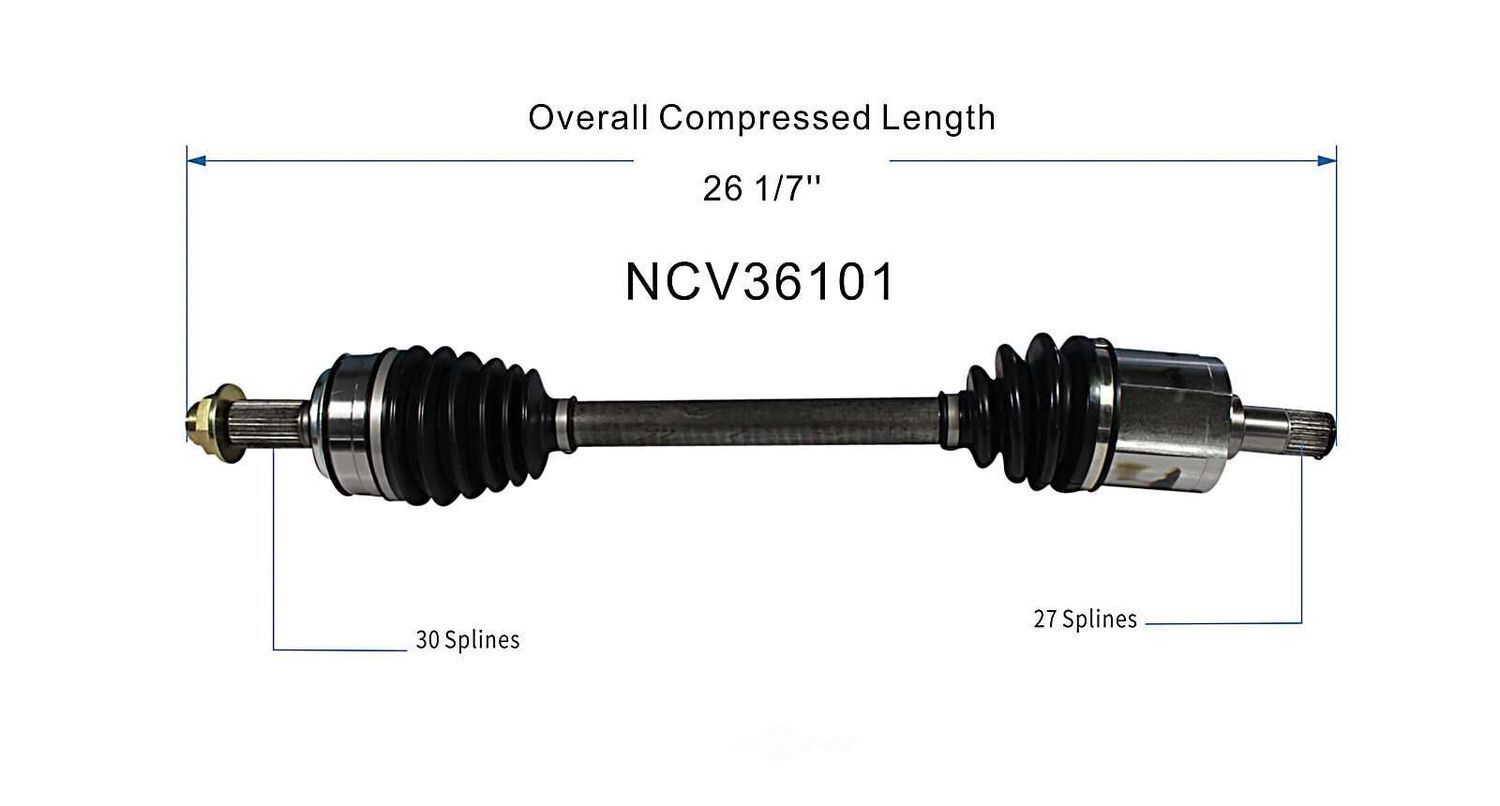 Left New CV Complete Assy   GSP North America   NCV36101