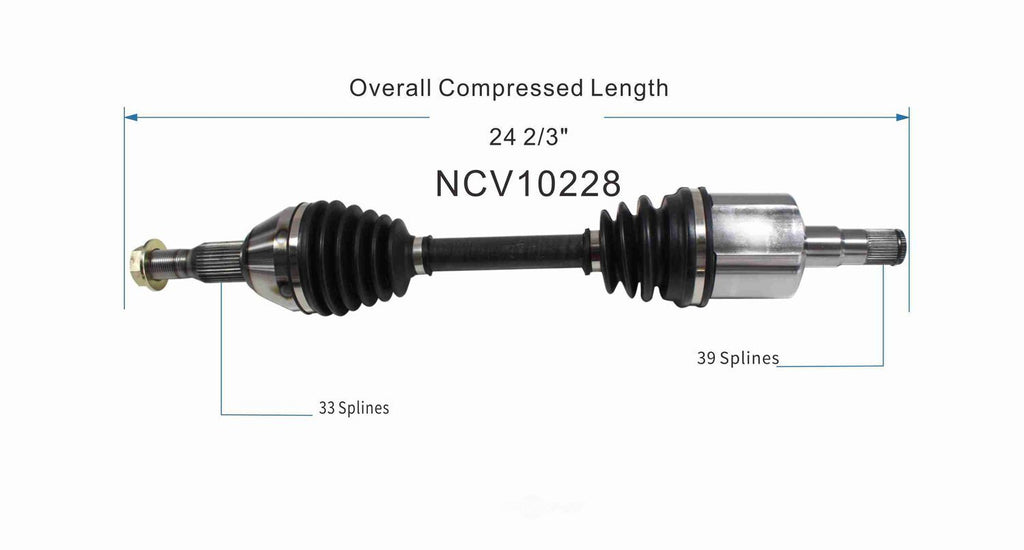 Right New CV Complete Assy   GSP North America   NCV10228