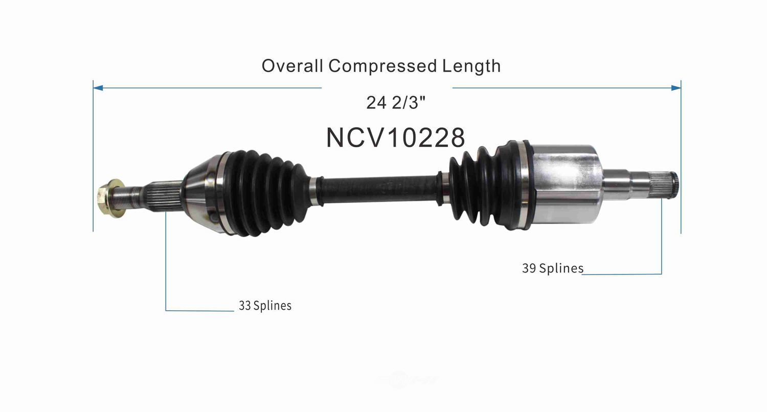 Right New CV Complete Assy   GSP North America   NCV10228