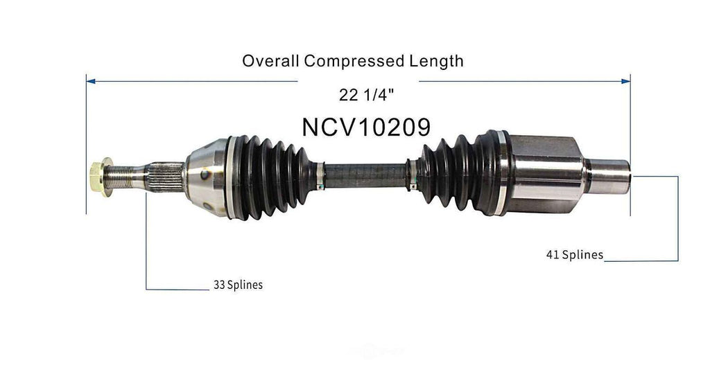Axle Shaft Assy- CV Shaft   GSP North America   NCV10209