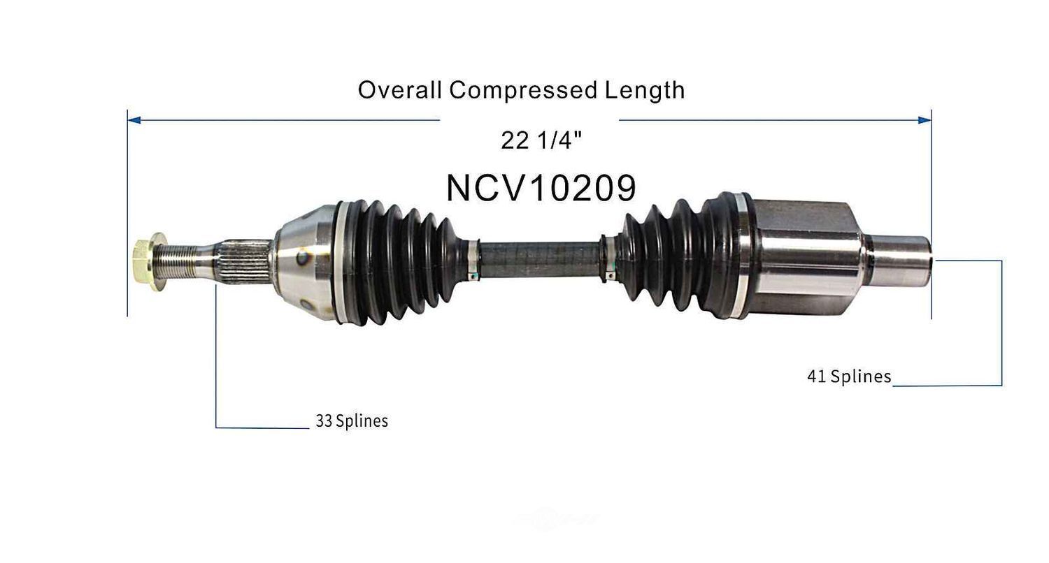 Axle Shaft Assy- CV Shaft   GSP North America   NCV10209