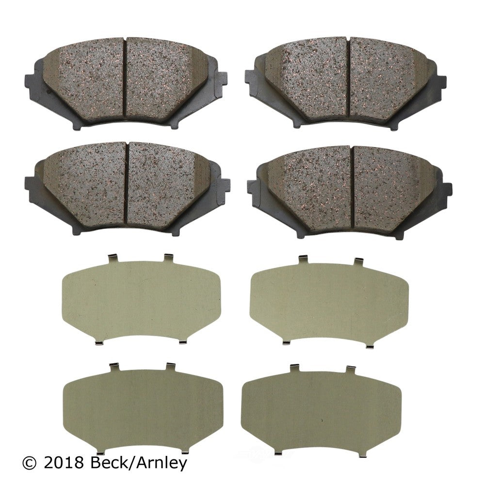 Frt OE Brake Pads  Beck/Arnley  089-1750
