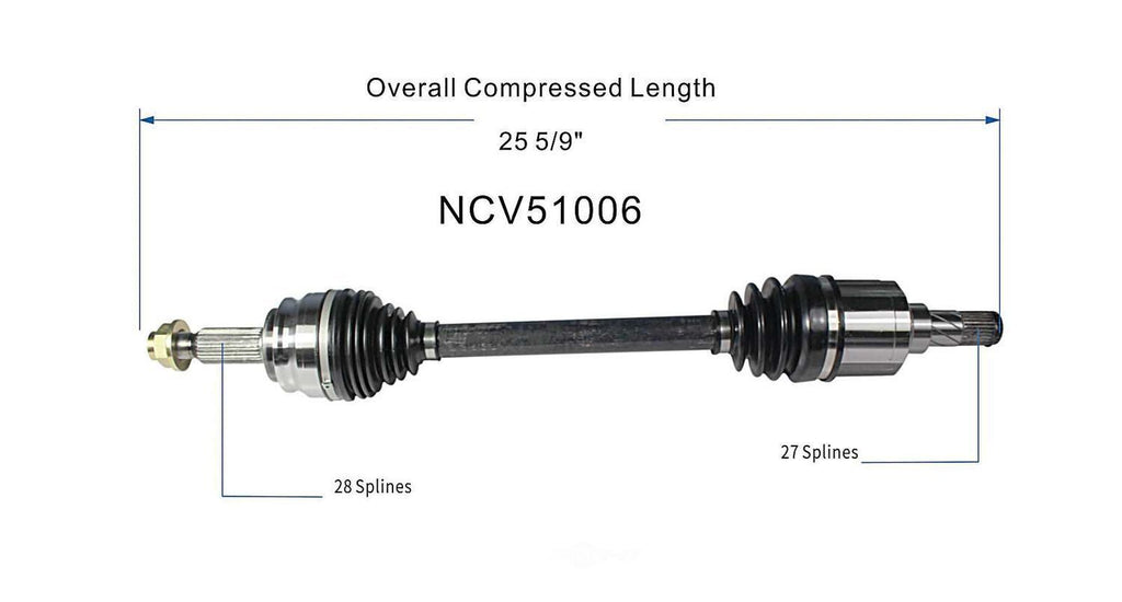Left New CV Complete Assy   GSP North America   NCV51006