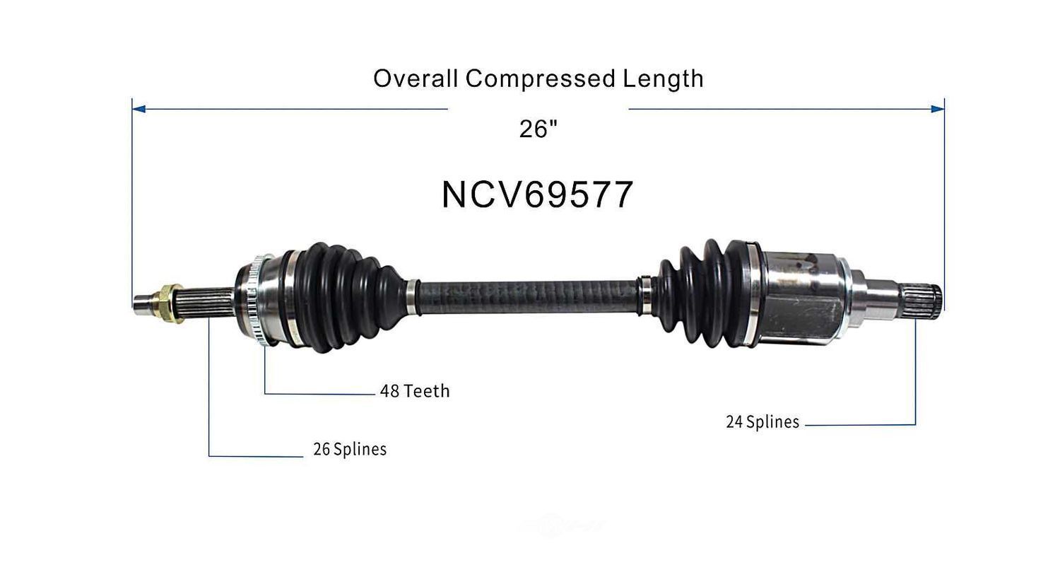 Left New CV Complete Assy   GSP North America   NCV69577