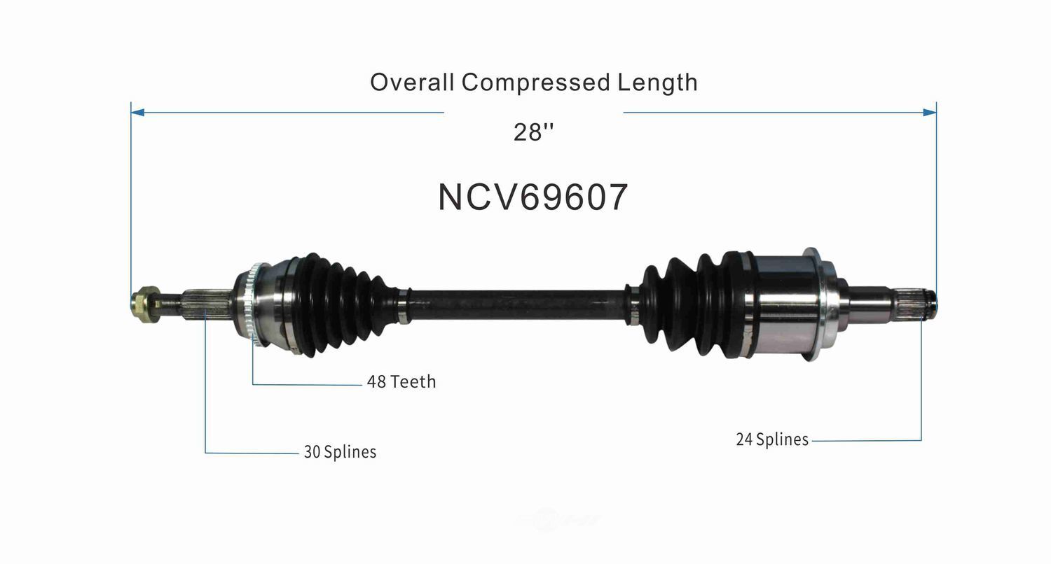 Left New CV Complete Assy   GSP North America   NCV69607