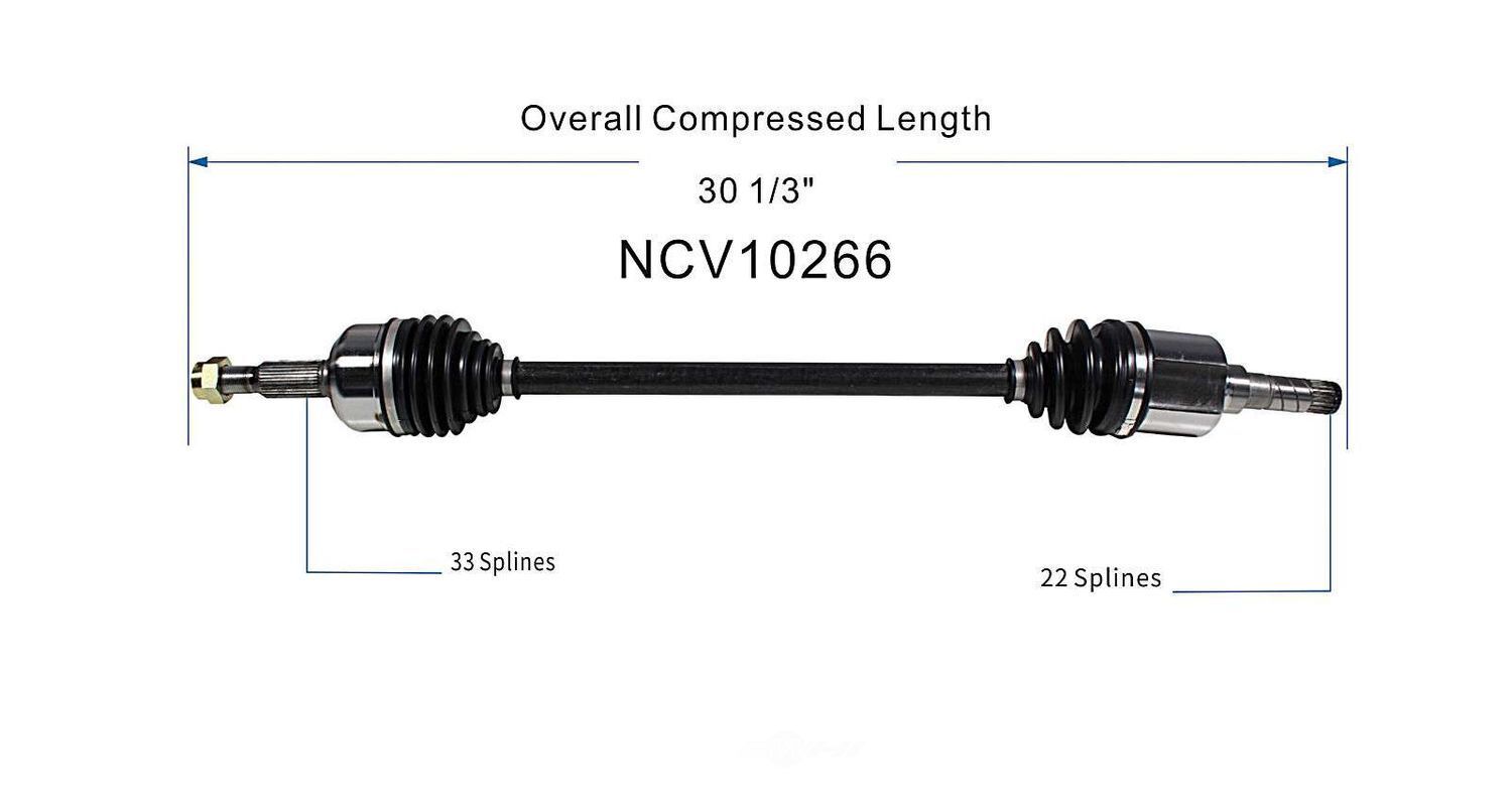 Left New CV Complete Assy   GSP North America   NCV10266